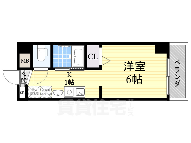 ドロメンスカセ三番館の間取り