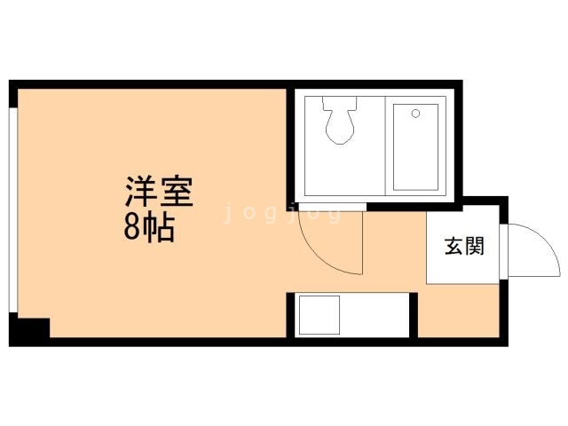 札幌市西区琴似二条のマンションの間取り