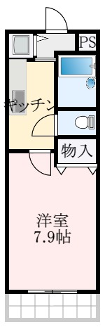 堺市中区深井畑山町のマンションの間取り