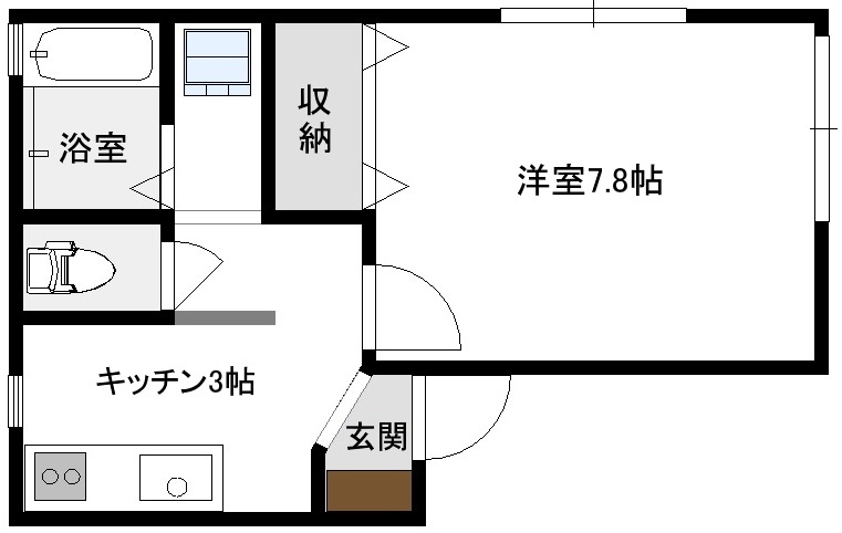 セジュールつくしの間取り