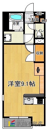 ミランダサンライズ大川IIの間取り