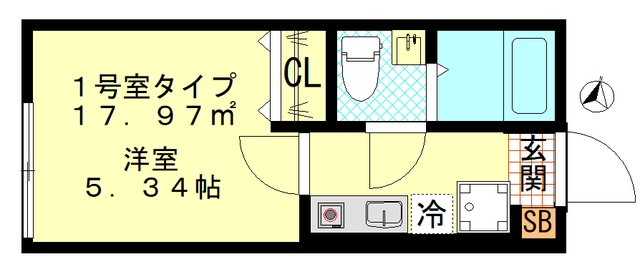 KKハウス大師橋の間取り