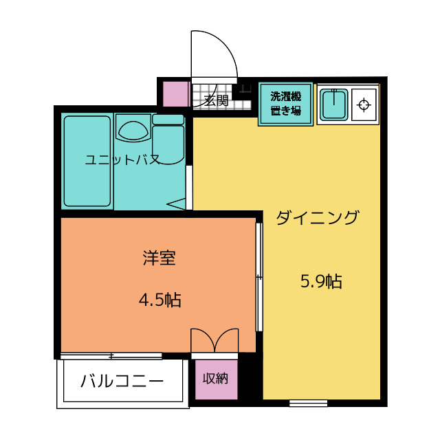 セイコー新所沢の間取り