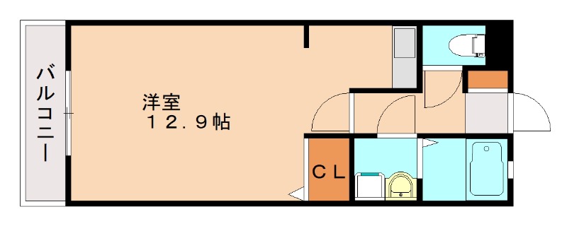 糟屋郡志免町別府のマンションの間取り