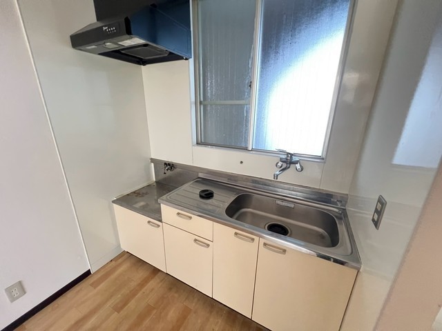 キッチン　２口ガスコンロ設置可