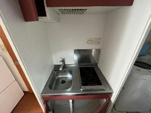 キッチン　シングルレバー設置