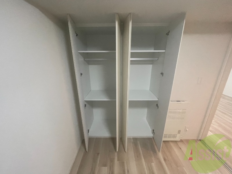 収納　収納もバッチリあるのでお部屋が片付きますよ！