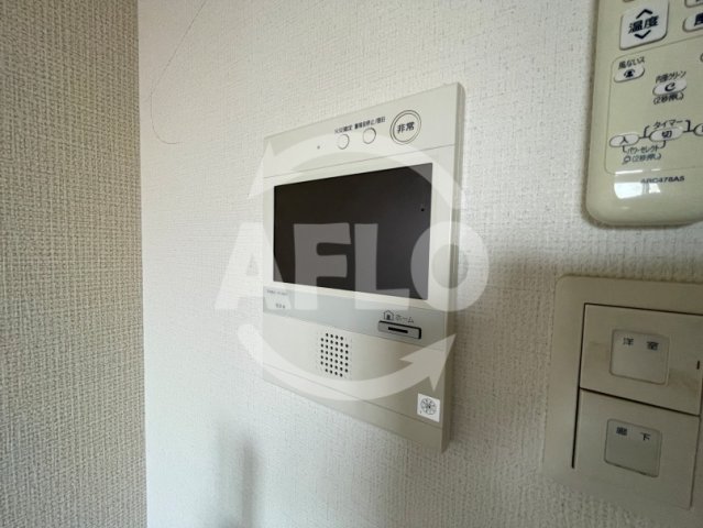セキュリティ　クローバー・グランデ長居公園　モニター付きインターホン