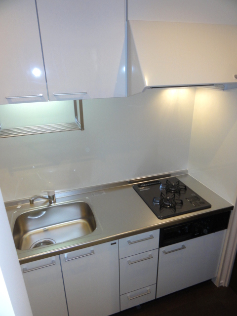 キッチン　グリル付システムガスキッチン