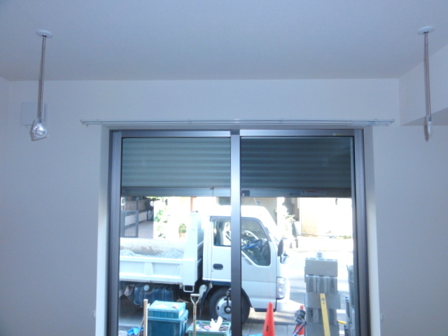 セキュリティ　防犯シャッター付きのお部屋