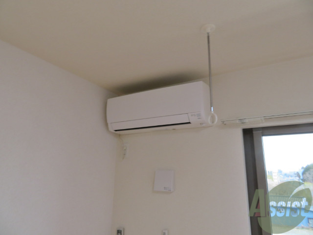 その他設備　エアコンが設置してありますので、寒暖対策もばっちり。