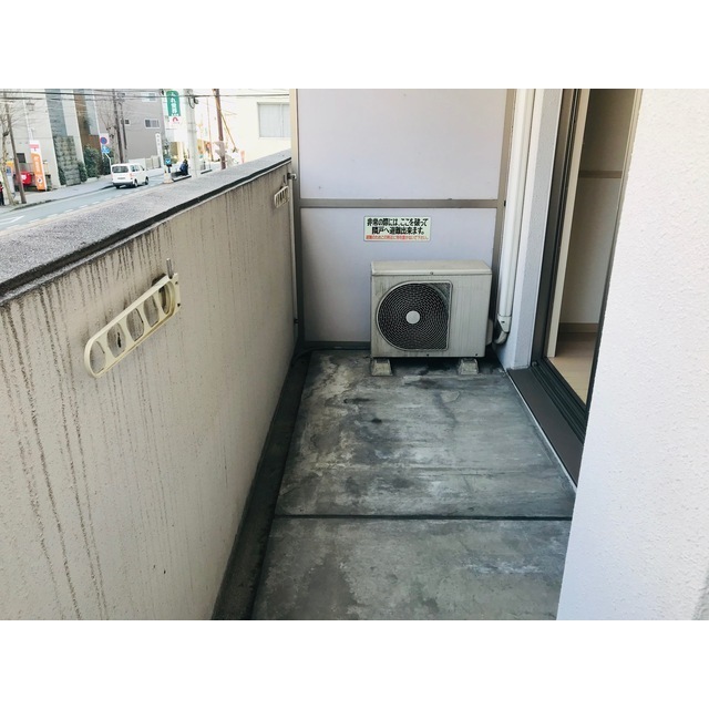 バルコニー　藤崎台球場が見えるバルコニー