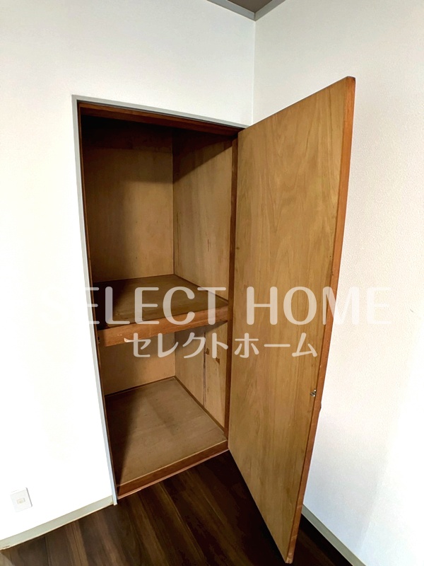 収納　たっぷりとした収納スペースです