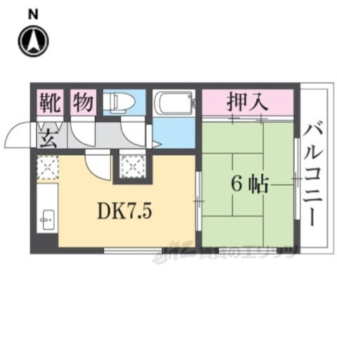 グッドストック東難波の間取り写真