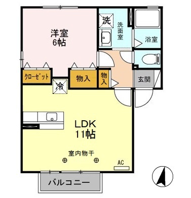 ブラン・メゾン ABCの間取り写真
