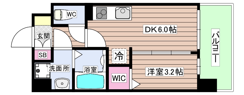 プレサンス東淀川駅前プローシェの間取り写真