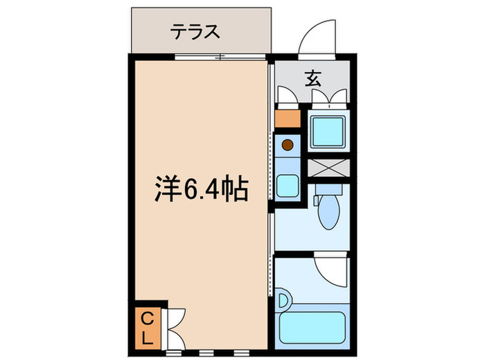 COZY上野毛 YELLOWの間取り写真