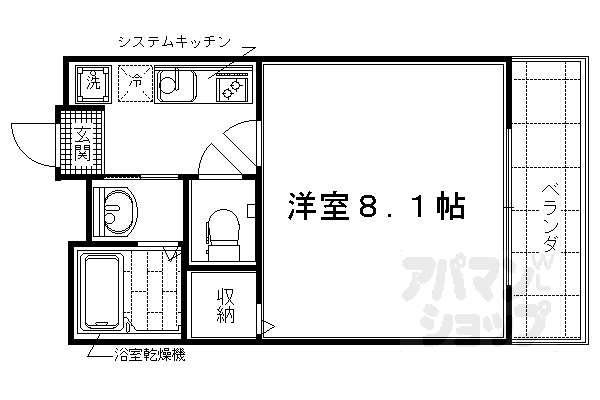 セレーノ御前蛸薬師の間取り写真