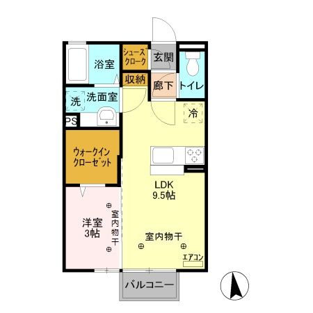 ＪＲ水戸線 結城駅 徒歩22分 2階建 築13年の間取り写真