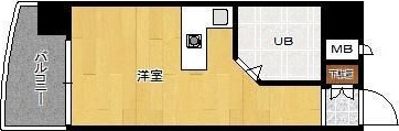ロマネスク博多駅前の間取り写真