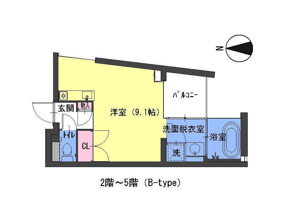 【Ｔ-ステージ新栄の間取り】