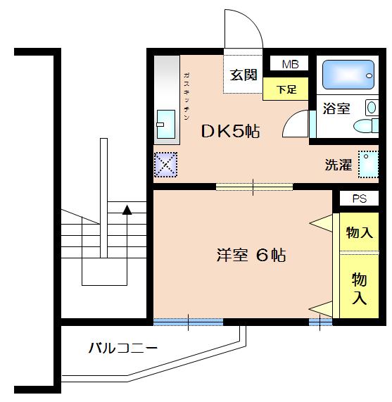 竹丘パークハイムの間取り