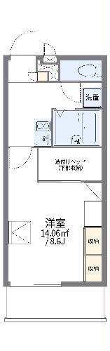 レオパレスイーストＫIVの間取り