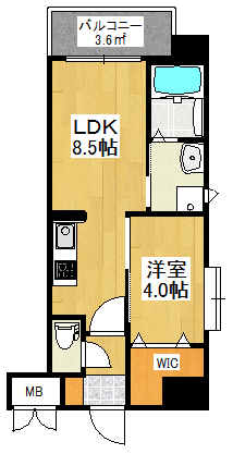 【プルーム木町の間取り】