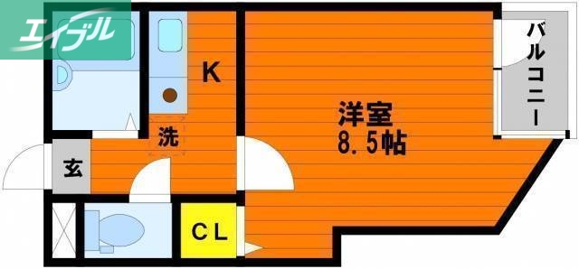 グランシャリオ津高壱番館の間取り