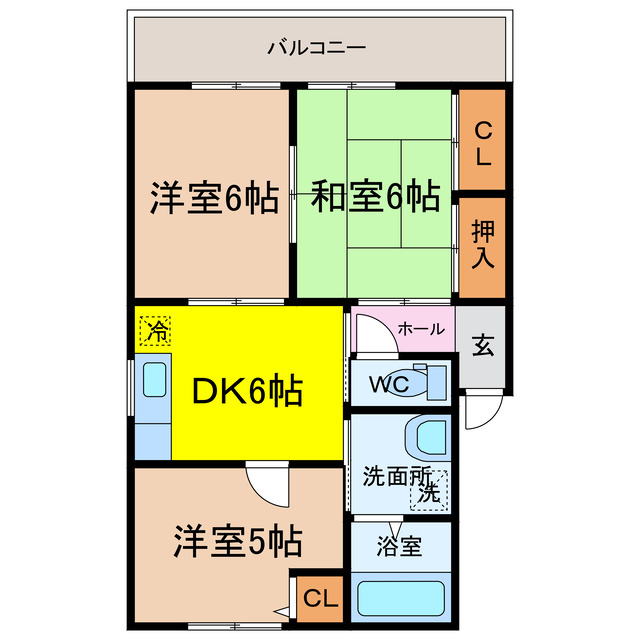 フォーレス北方の間取り