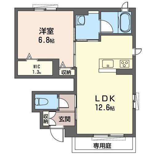 グリーチネ南鳩ヶ谷の間取り