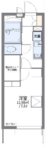 レオパレスＫｓ　ＧＡＲＤＥＮの間取り