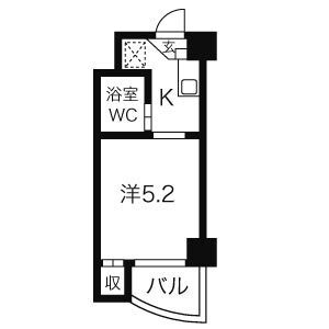 露橋ロイヤルハイツIIの間取り