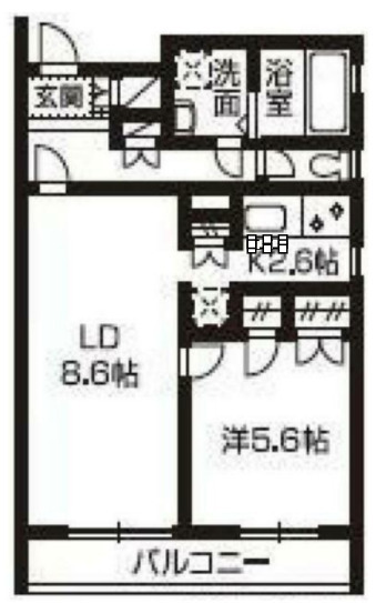 サーティーフォーIIの間取り