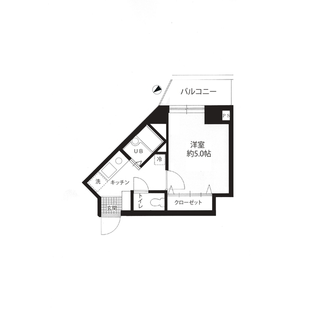 信開グラビス駅北の間取り