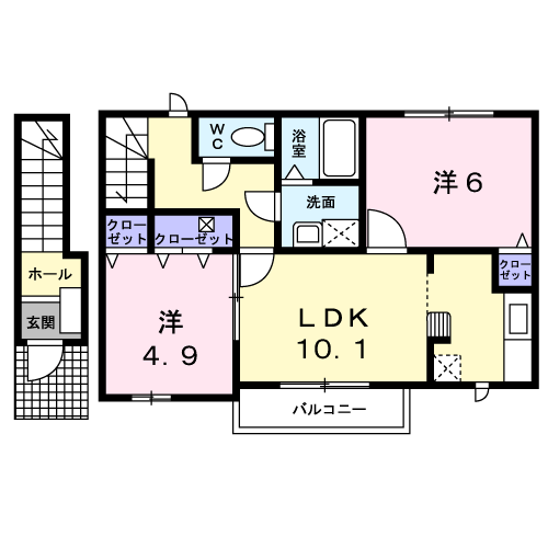 アベニュー諏訪の間取り