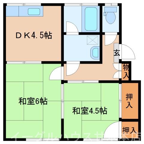 森部アパートIの間取り