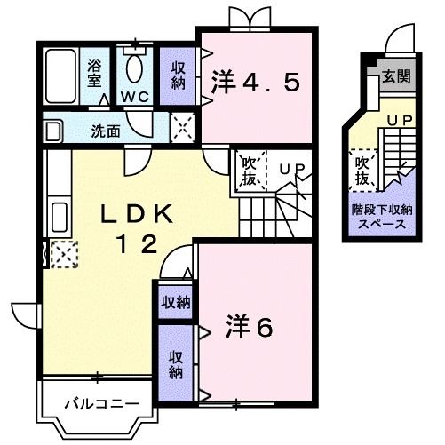 カーサ　ヒラソールの間取り