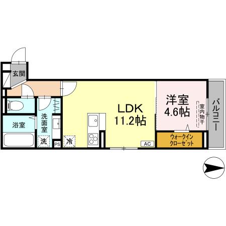 D-residence・K川北の間取り