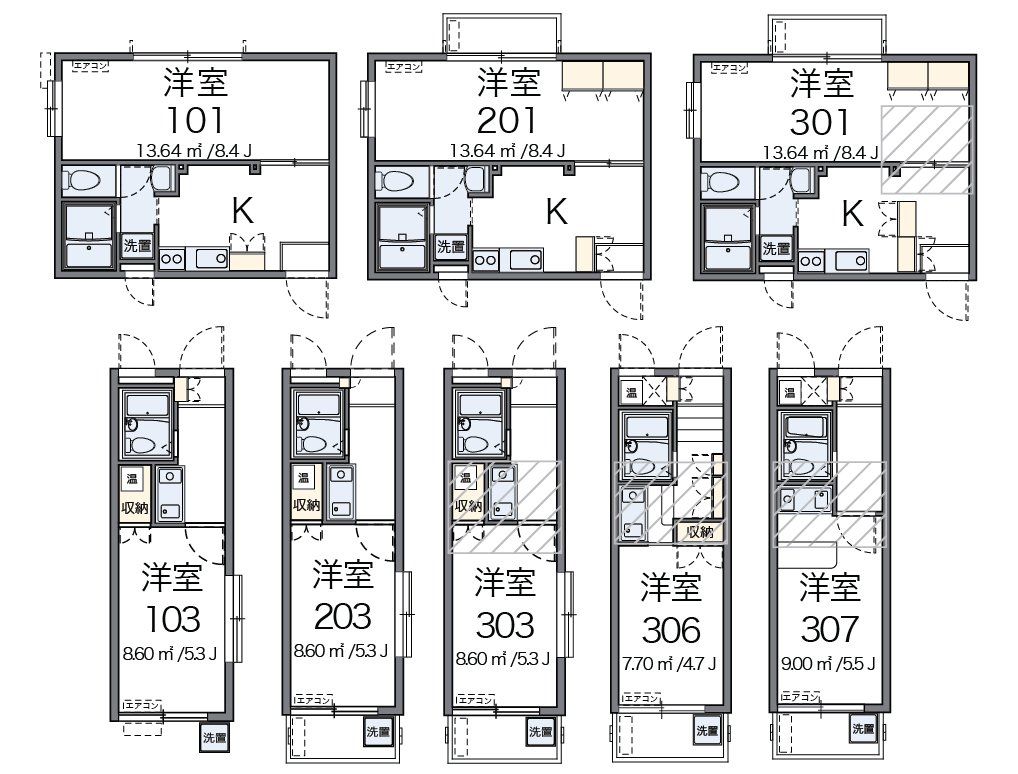 川口市柳崎のマンションの間取り