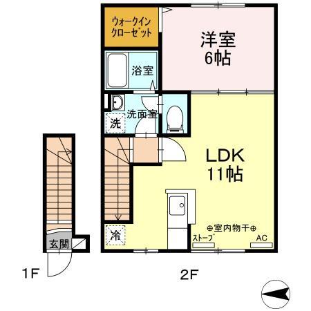 トレビュー八重田の間取り