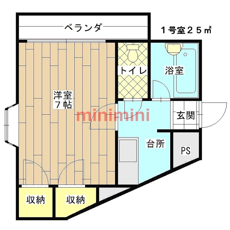 【第2クリスタルハイツの間取り】