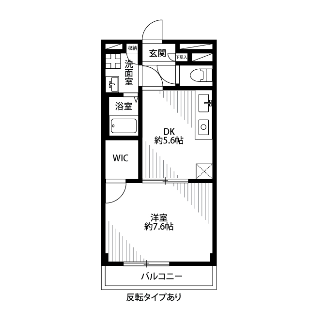 アンプルール　フェール　モンテの間取り