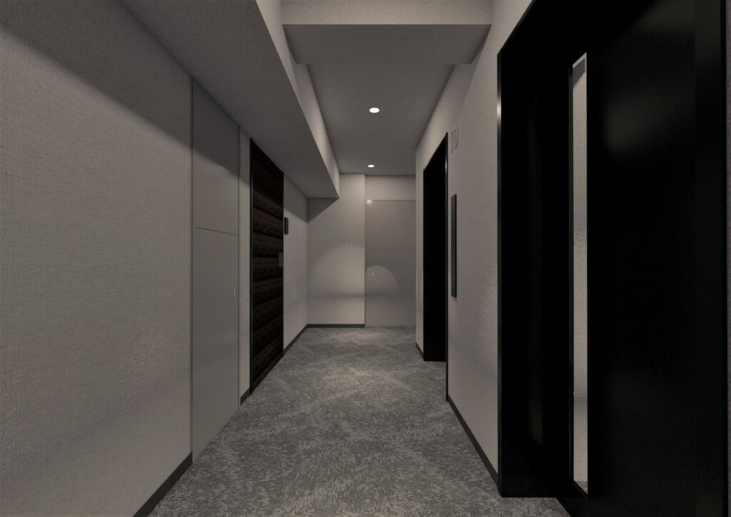 その他共有部分　静かで洗練された、ホテルのような廊下空間