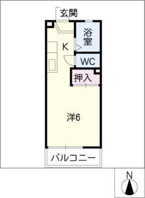 オアシス岩戸ヒルズの間取り