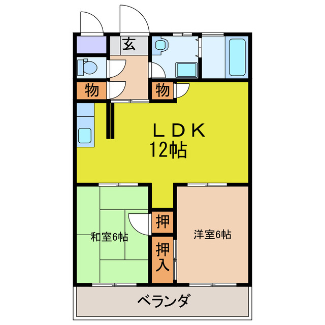 えだのマンションの間取り