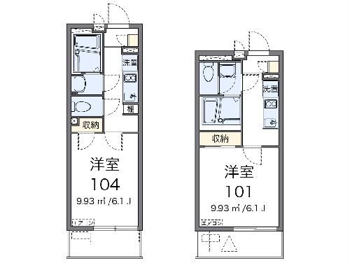 クレイノスペランツァI号館の間取り