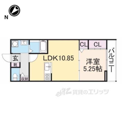 アミティエ彦根の間取り