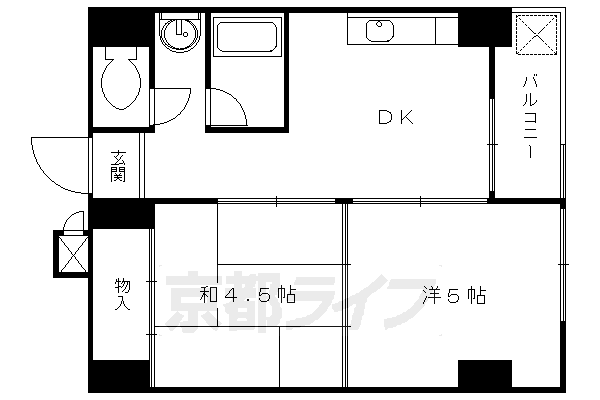 ウエストプラザ三越の間取り