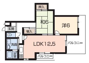 ラ・メゾン香呂の間取り